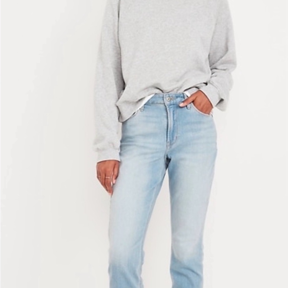 Old Navy Light Wash High Rise Wow Straight